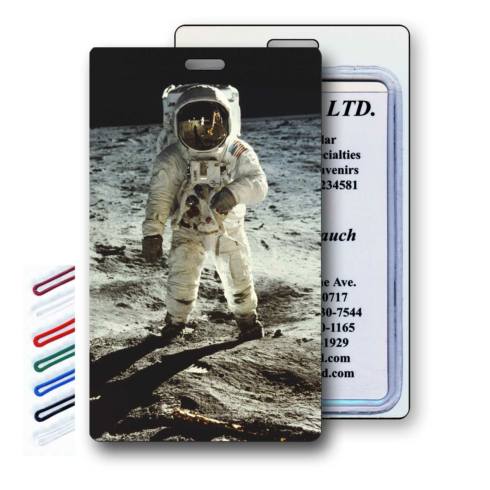 3d Lenticular Luggage Tag - Full Custom Designed