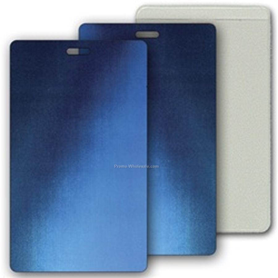 3d Lenticular Luggage Tags - Stock / Blue White Black 2-3/8"x4-1/4"