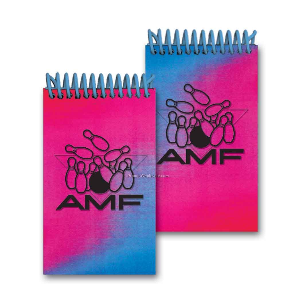 3d Lenticular Mini Notebook; Stock; Changing Colors; Imprinted