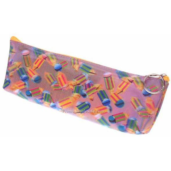 3d Lenticular Pencil Case - Sobre - Stock / Pencils Pattern