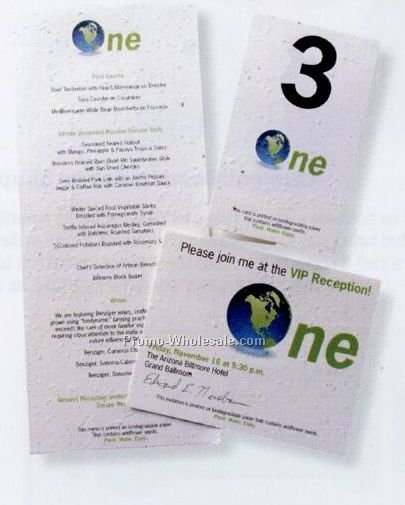 4-1/4"x11" Seeded Paper Programs/Invitations