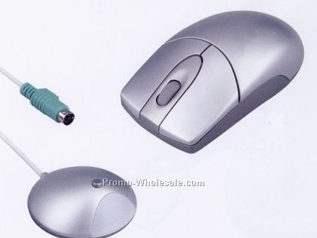 4-3/4"x2-1/4" Ps/2 Wireless Ball Mouse