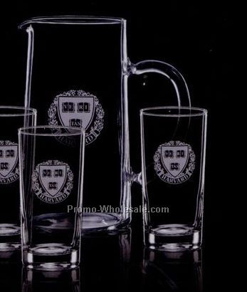 43 Oz. Aristocrat Pitcher & 2 Hiball Glasses