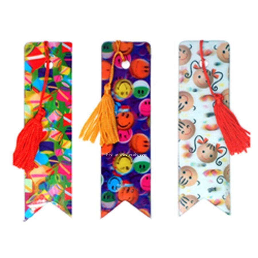 5-1/2"x1-1/2" 3d Lenticular Pvc Bookmark - Custom