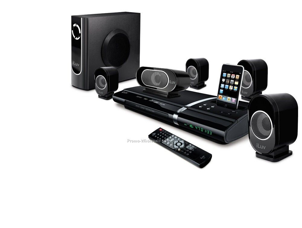 5.1ch DVD & Ipod Player W/ Home Theater Speaker System