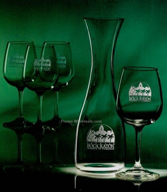 5 Pc. Tasters Wine Set (Deep Etch)