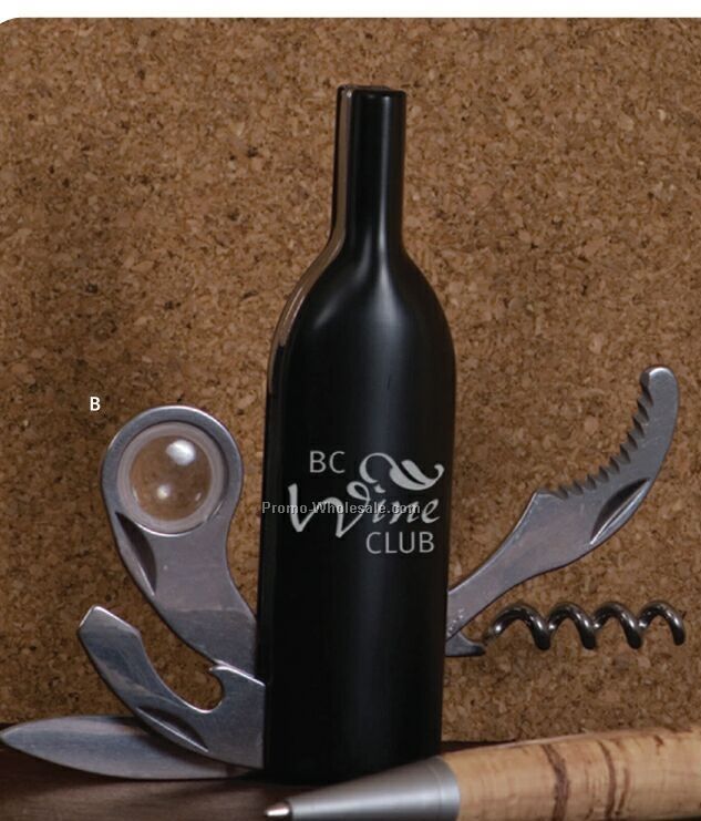 5-function Wine Shaped Bottle Opener