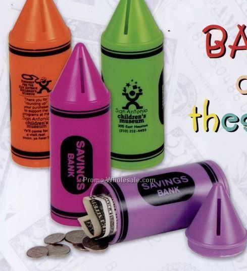 Crayon Coin Bank 6 feet