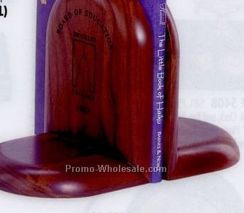 6" Genuine Walnut Book Ends