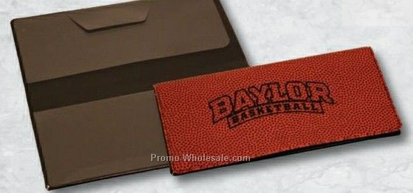 6-3/8"x3-1/4" Football Sports Checkbook Cover