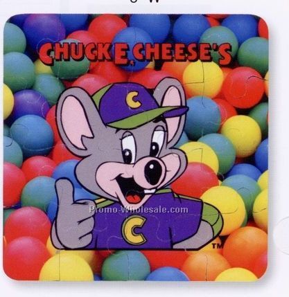 8"x8"x1/4" Full Color Mouse Pad Puzzle - 16 Piece (2 Day Rush)