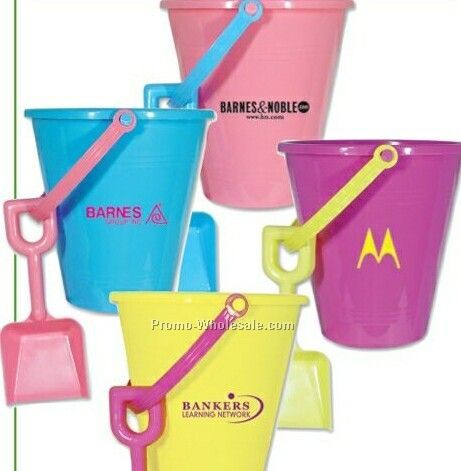 9" Pastel Pail & Shovel