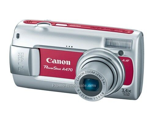 A470 Canon Digital Camera (Red)
