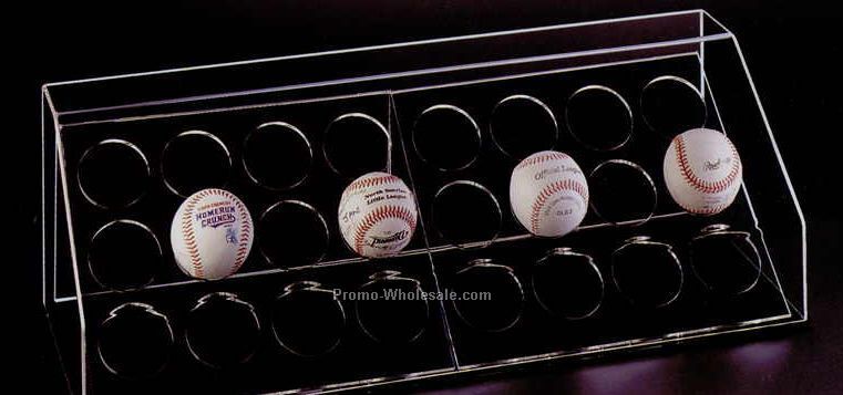 Acrylic Baseball Multi Case - 24 Ball (3/4" Base)