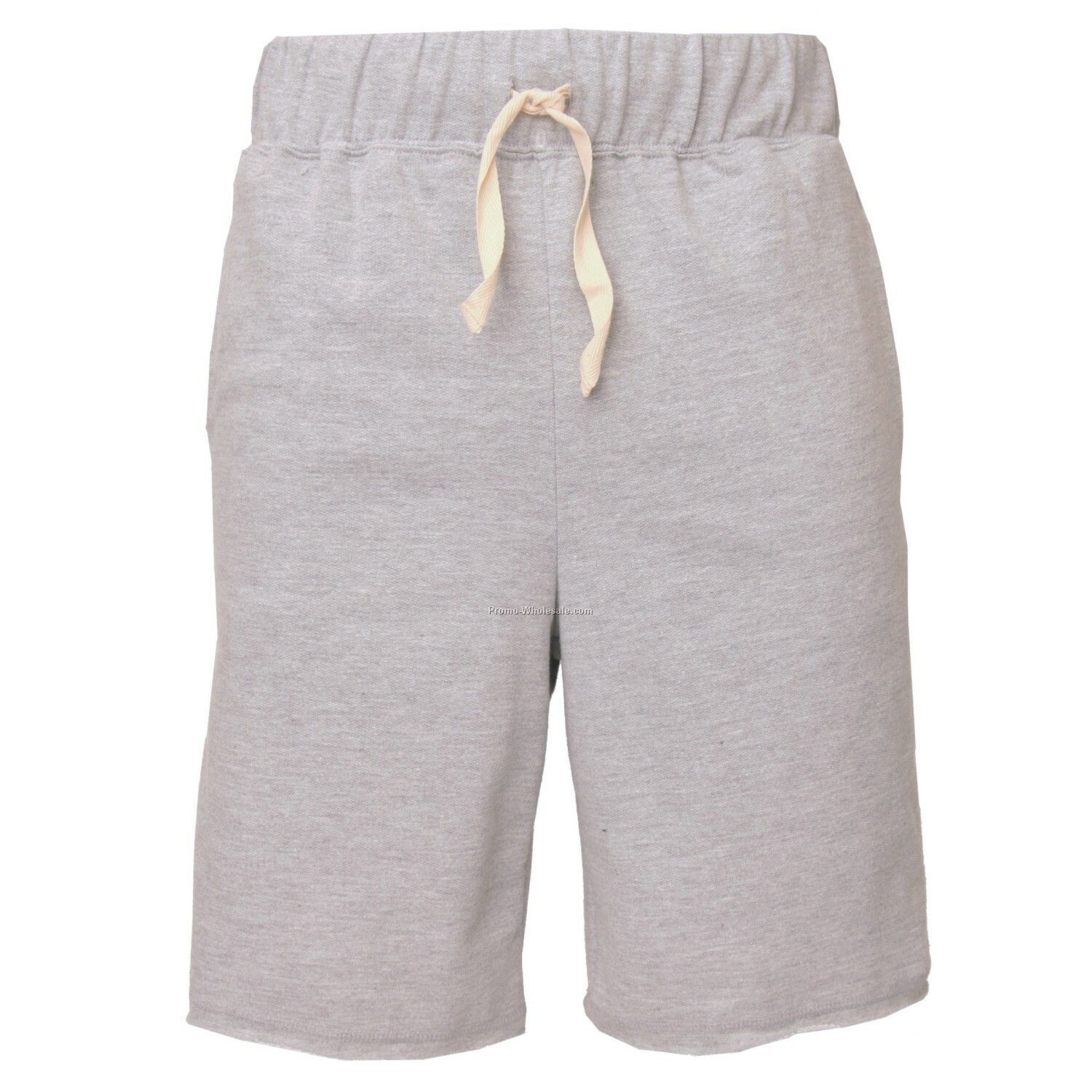 Adults` Heather Grey First Place Fleece Shorts With 2 Side Pockets (S-xl)