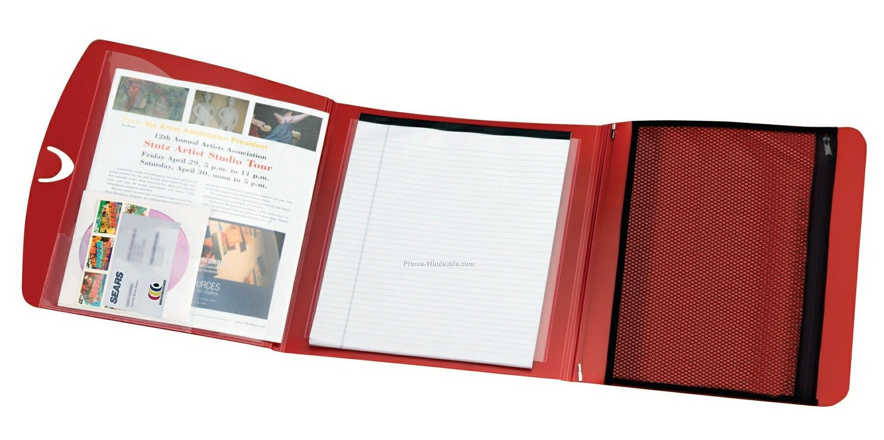 Air-tex Tri-fold Polypro Padfolio