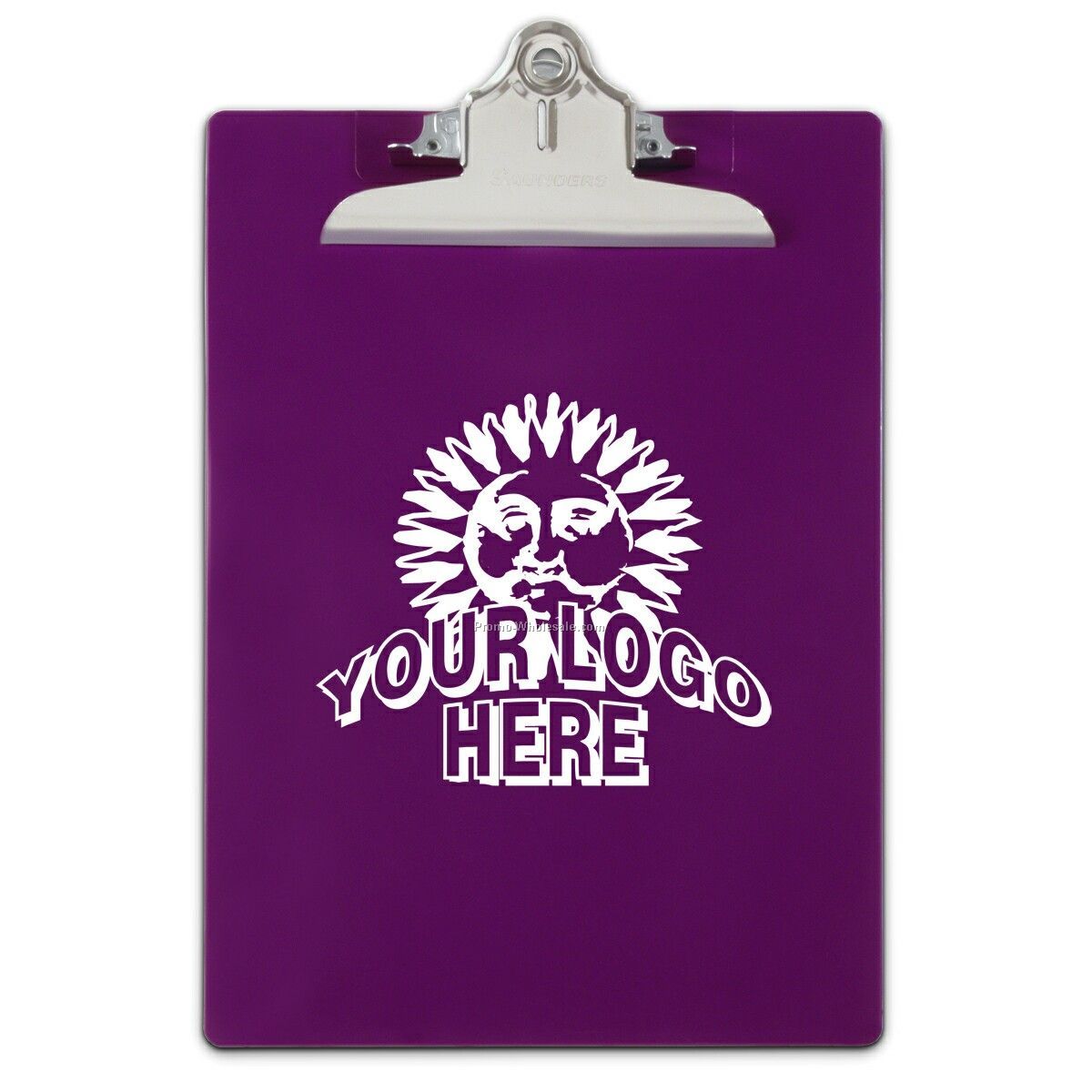 Antimicrobial Recycled Plastic Clipboard - Purple