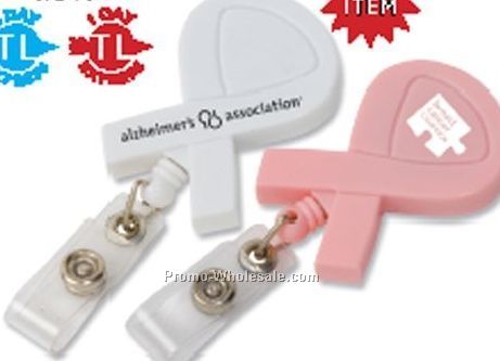 Awareness Ribbon Retractable Badge Holder