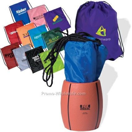 Bag In Basketball Can Holder