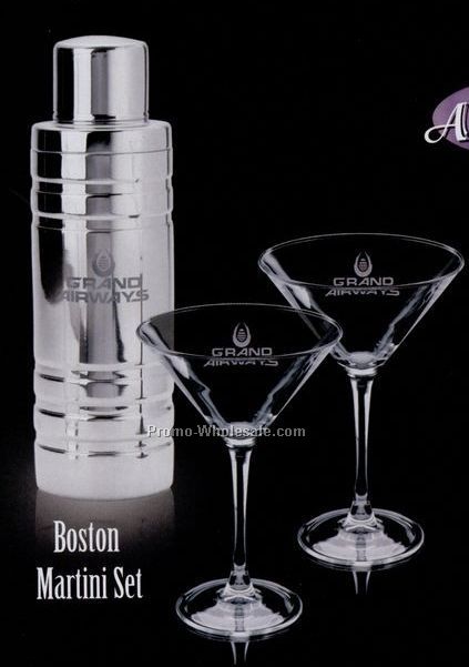 Boston 3 Piece Martini Set