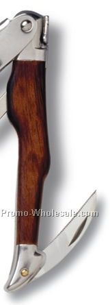 Cepage Laguiole Waiter's Corkscrew With Dark Oak Handle