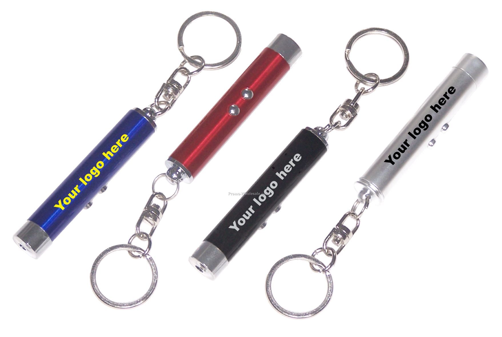 Compacy Key Holder Laser Pointer & LED Flashlight