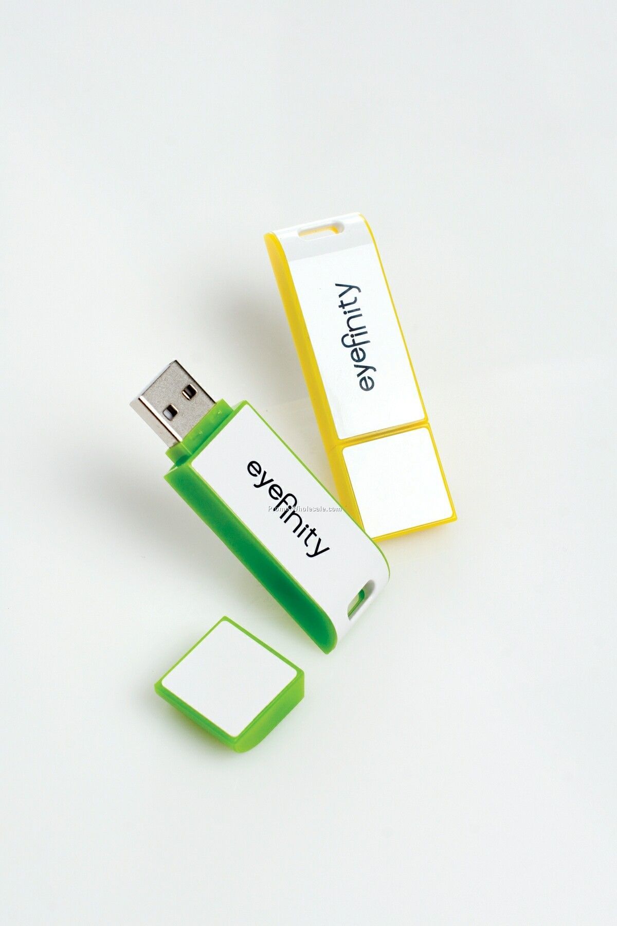 Contemporary Design USB Flash Drive W/Plastic Case