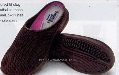 Contoured Fit Clog In Breathable Mesh (5-11)