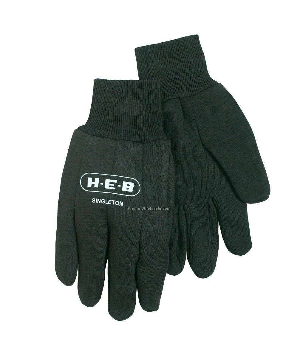 Cotton Jersey Glove With Snug Knit Wrist (One Size)