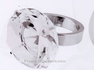 Crystal Diamond Ring Paperweight