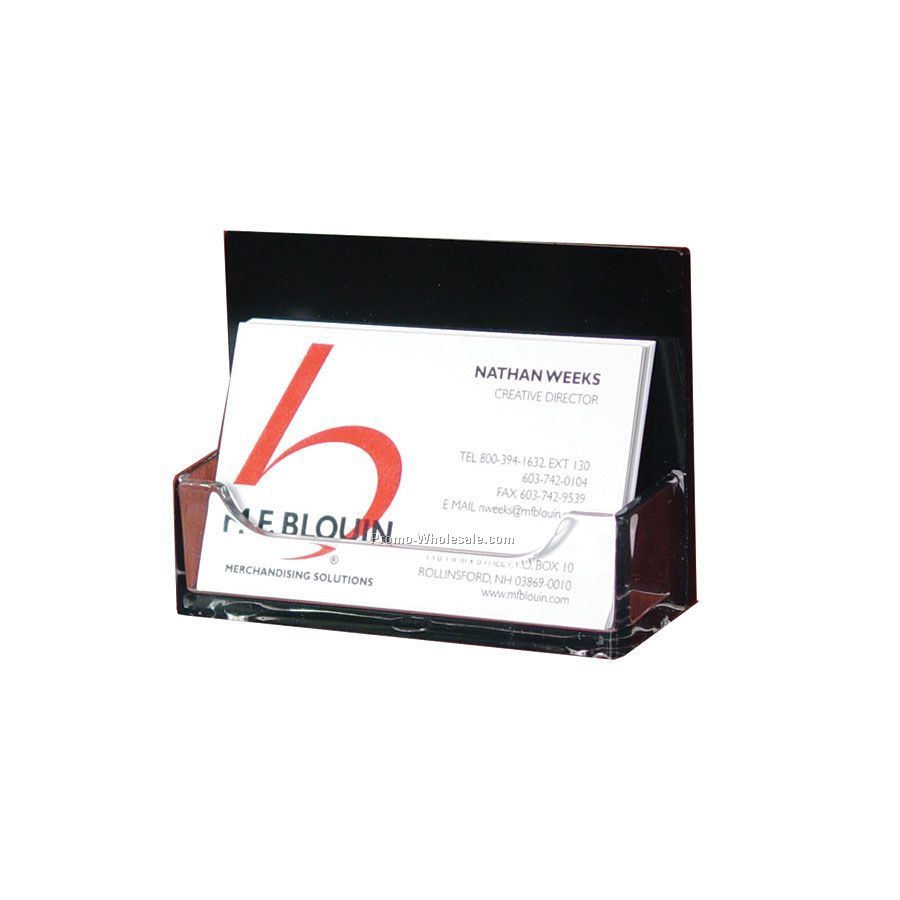 Deluxe Countertop Business Card Holder