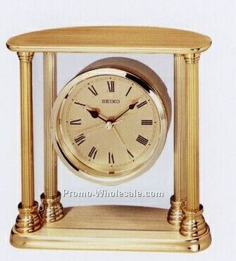 Desk & Table Clock With Alarm - 5-1/2"x5-1/2"x2"