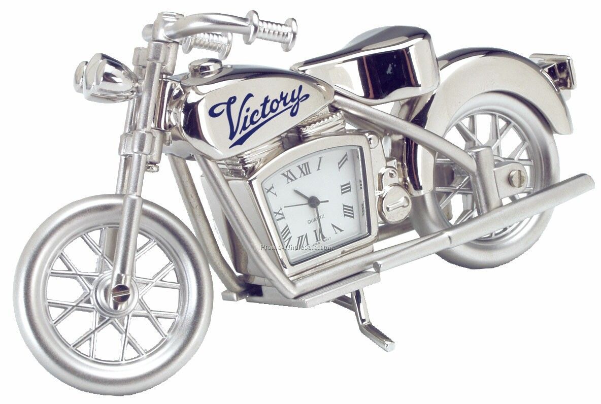 Die Cast Motorcycle Clock