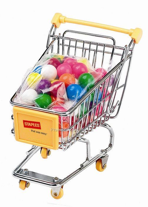 Dlk Mini Shopping Cart With Gumballs
