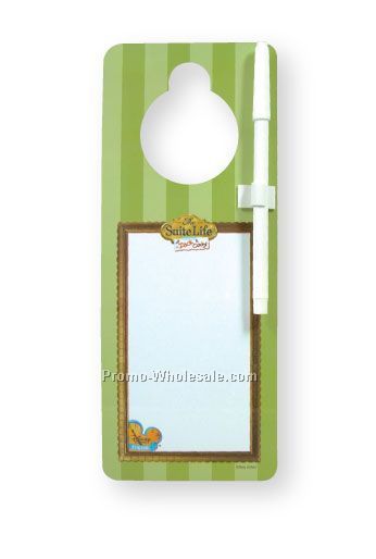 Dry Erase Door Hanger W/ Pen