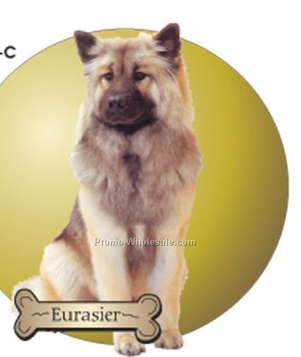 Eurasier Dog Acrylic Coaster W/ Felt Back