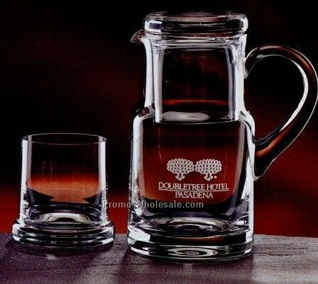 Executive Water Set With Pitcher & Tumbler (Deep Etch)