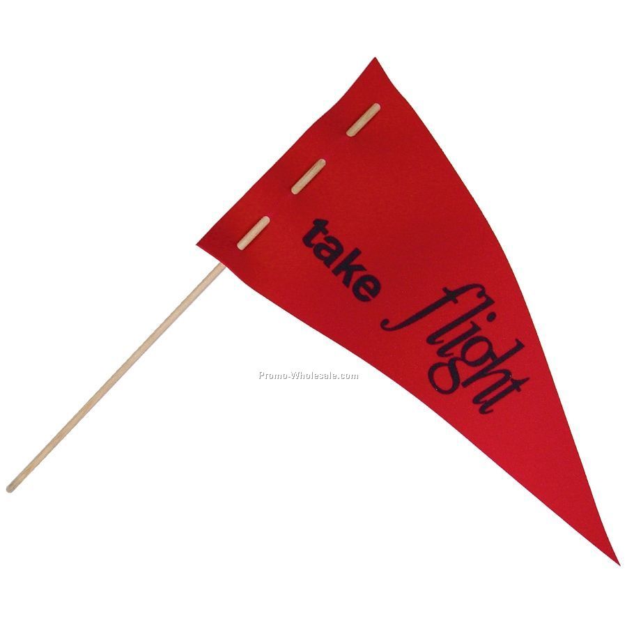 Foam Flag Pennant With Dowel