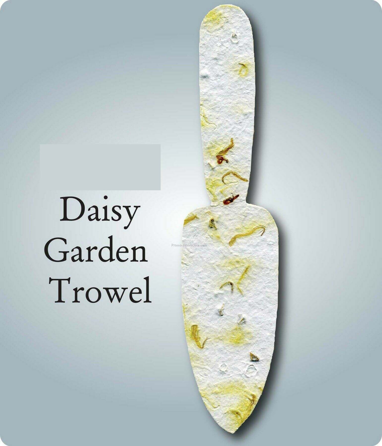 Garden Trowel Bookmark Embedded W/Daisy Seed