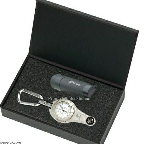 Golf Clip Watch & Monocular Gift Set