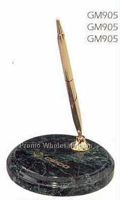 Green Marble Awards & Desk Accessories (Pen Holder)