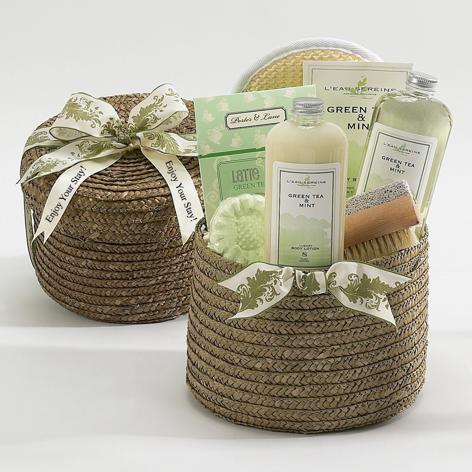 Green Tea & Mint Spa Basket