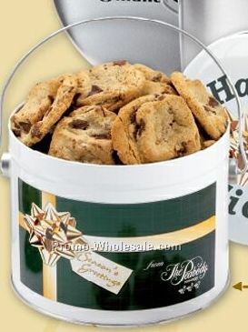 Half Gallon & Gallon Tin Gourmet Cookie Tin (36 Assorted Cookies)