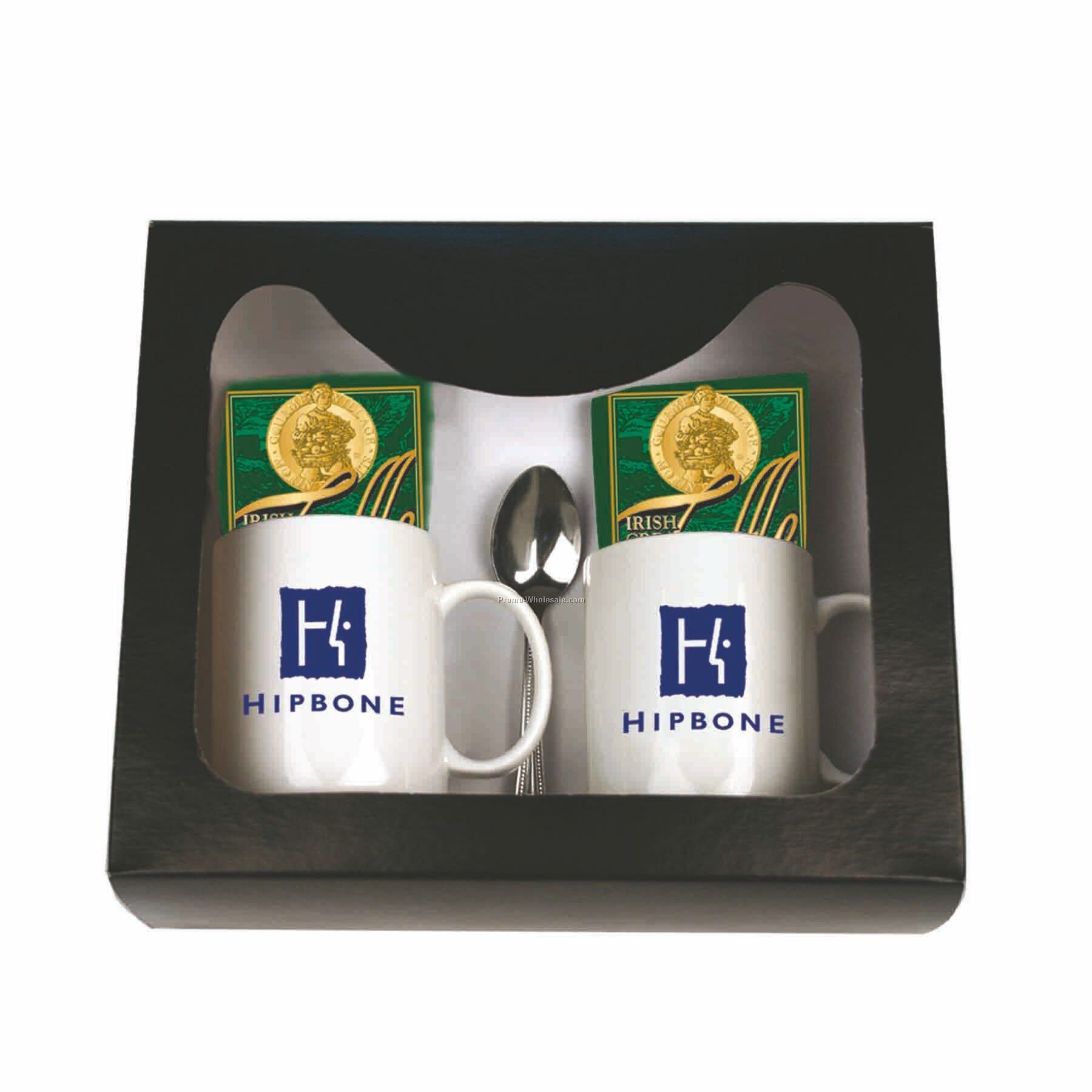 Hot Chocolate For 2 Gourmet Gift Set (Irish Cream)