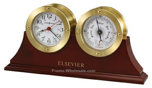 Howard Miller South Harbor Clock With Barometer & Thermometer (Blank)