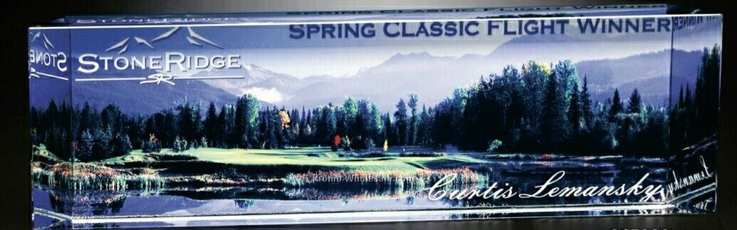 Illumachrome Augusta Golf Plaque (10"x1"x3")