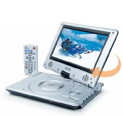 Jwin Electronics Jdvd762 9-inch Tft Lcd Portable DVD Player