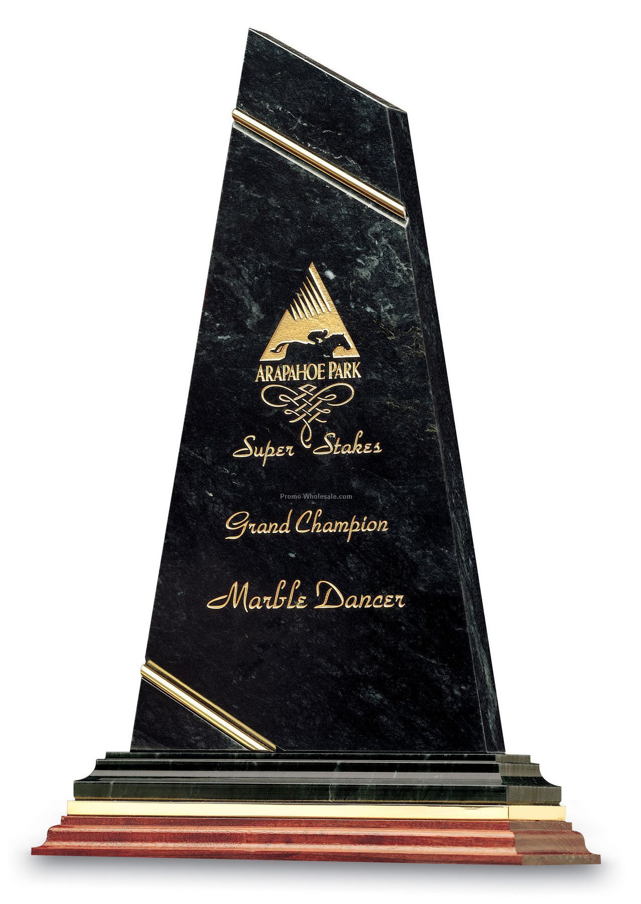 Large Green Marble Trendsetter Achievement Award