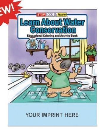 Learn About Water Conservation Coloring Book Fun Pack