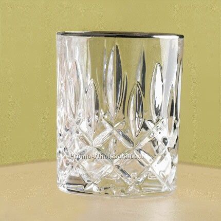 Lenox Lady Anne Signature Platinum Double Old Fashioned Glass